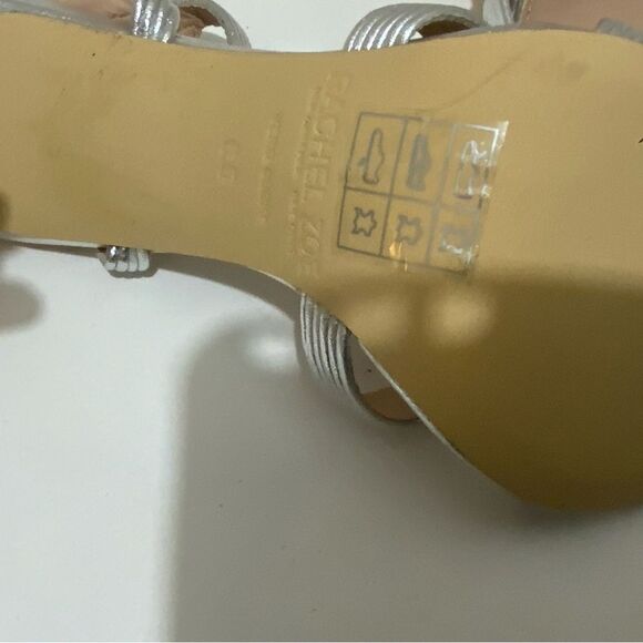 New Rachel Zoe Heels silver size 6.5 - Picture 8 of 10